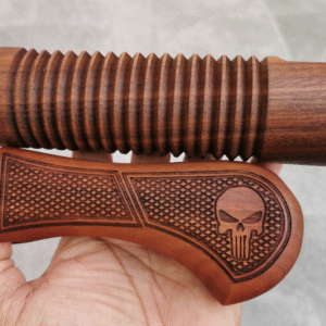 Walnut Stock & Forend For Mossberg 590 Shockwave 12 Ga Punisher Skull Oil Finished